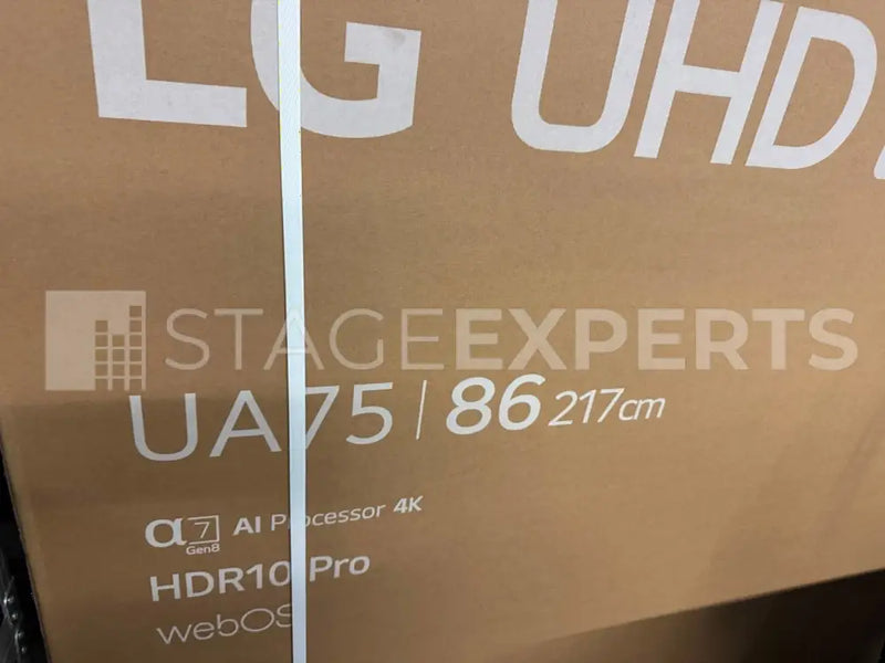 LG 86-inch UHD AI UA754K Smart TV – Professional Display
