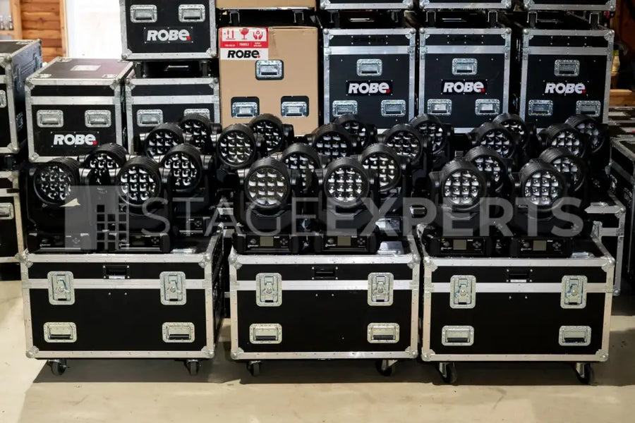 Robe iBeam350 Beam Moving Heads – Set of 12 with Cases