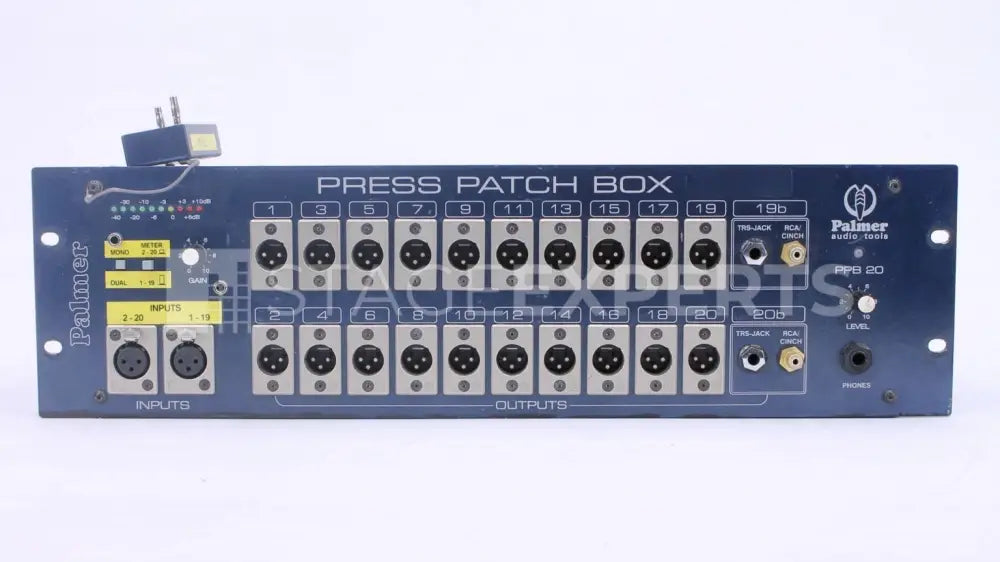 Palmer PPB20S Parallel XLR Splitter Box – 2-Channel