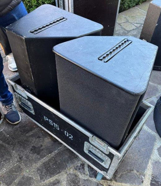 Nexo PS15 Speaker Set – 2x Tops with Double Flightcase Included