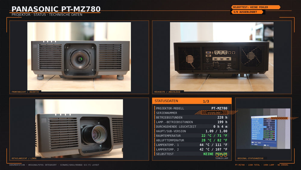 Panasonic PT MZ-780BE