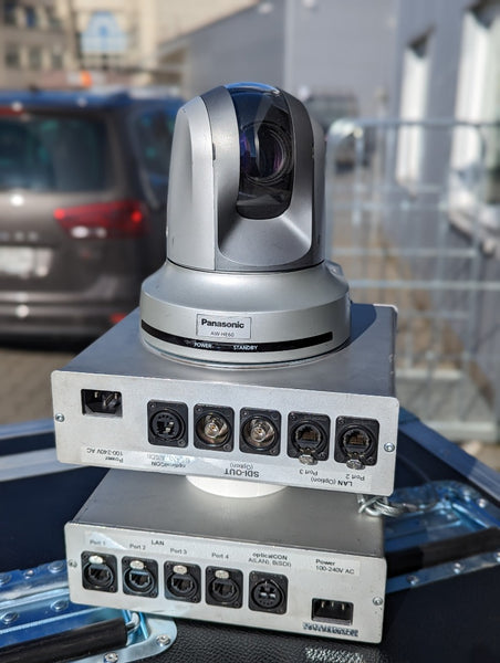 Panasonic AW-HE60 PTZ Camera Set with Fibre Extender