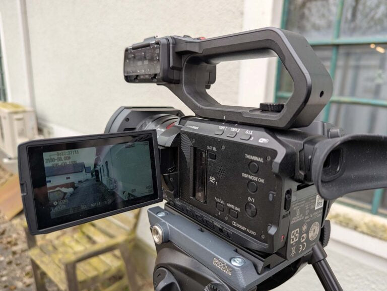 Panasonic HC‑X2000E Camcorder Bundle with Tripod & Case