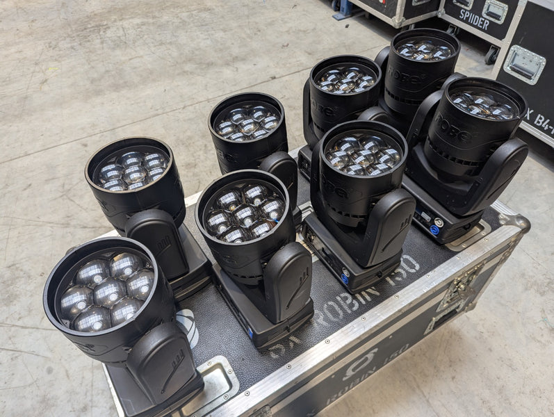 Robe LEDBeam 150 – Set of 24 with Cases & Rigging Kit Included