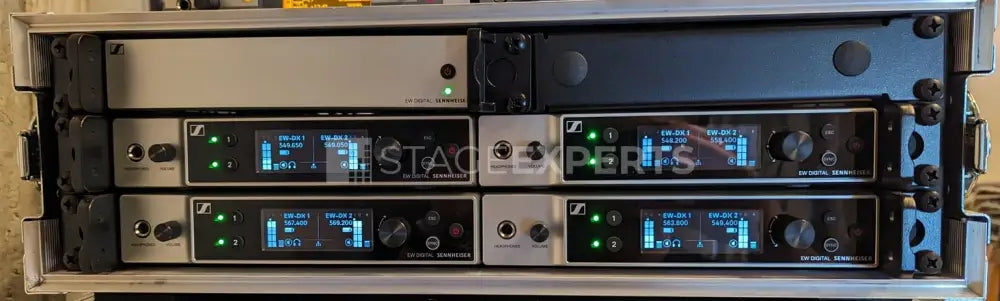 Sennheiser EW-DX EM 2 Dante 8ch Receiver Rack + Splitter