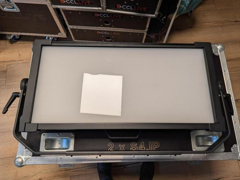 Cameo S4 IP LED Soft Panels with Barndoors & Dual Case