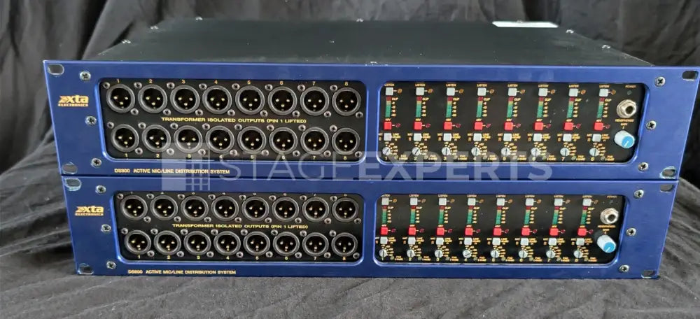XTA DS800 Splitter - 2 Units | 8-channel Mic/Line Distribution