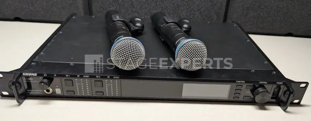 Shure Axient Digital AD4DE with 2x AD2/B58 Handhelds