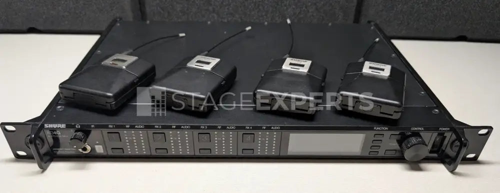 Shure Axient AD4QE with 4x AD1 Beltpacks – G56 Band