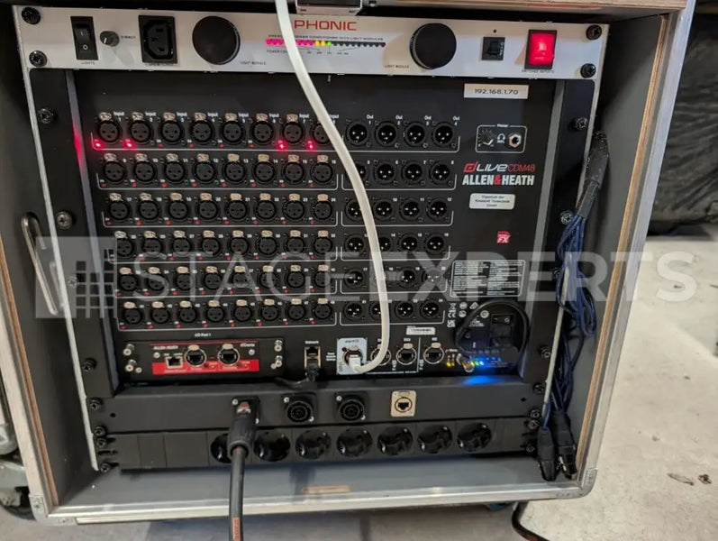 Allen & Heath CDM48 MixRack: Ultra FX with Waves & Dante