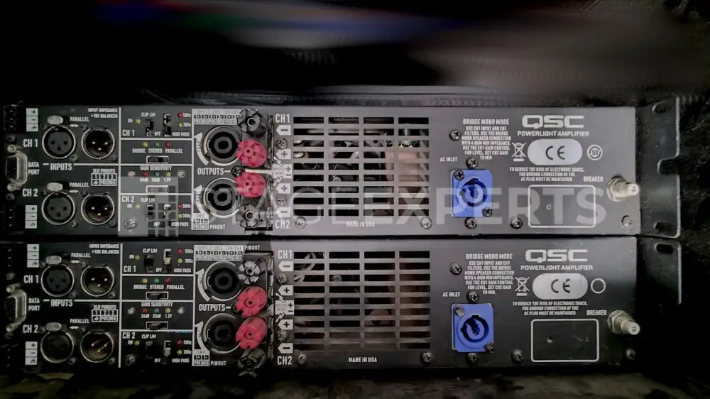 QSC PL380 Power Amplifier | 4000W per ch @ 2Ω, 2U