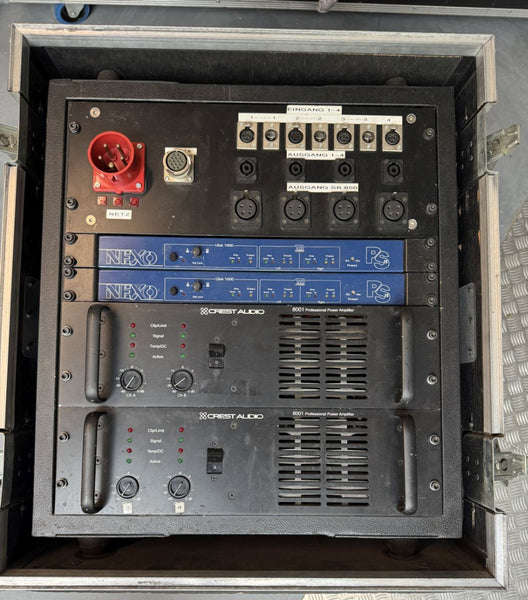 Crest 8001 & Nexo PS15 Controller Rack – 12U Sam Packhorse