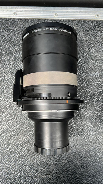 Panasonic ET-D75LE30 2.4–4.7:1 Projector Lens + Flight Case