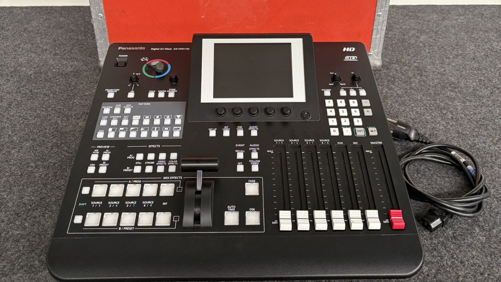 Panasonic AG-HMX100 Video Mixer with Case – Live Switcher