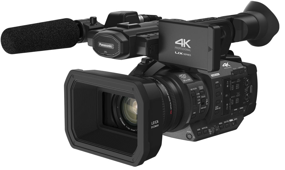 Panasonic AG-UX180EJ 4K camcorder with accessories bundle