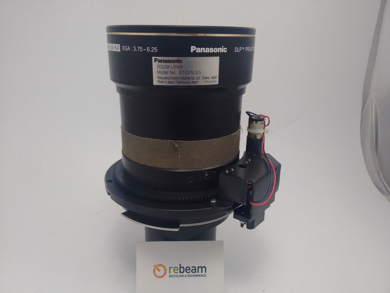 Panasonic ET‑D75LE3 Tele Zoom Lens 2.8–4.6:1 for 3‑Chip DLP