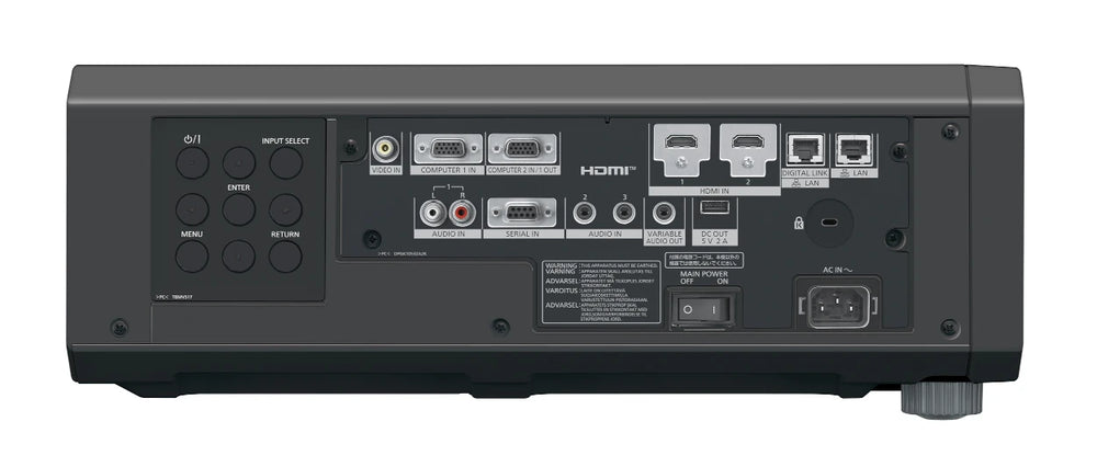 Panasonic PT-FRZ60 WUXGA 6,000 lm Laser Projector – 1-Chip DLP