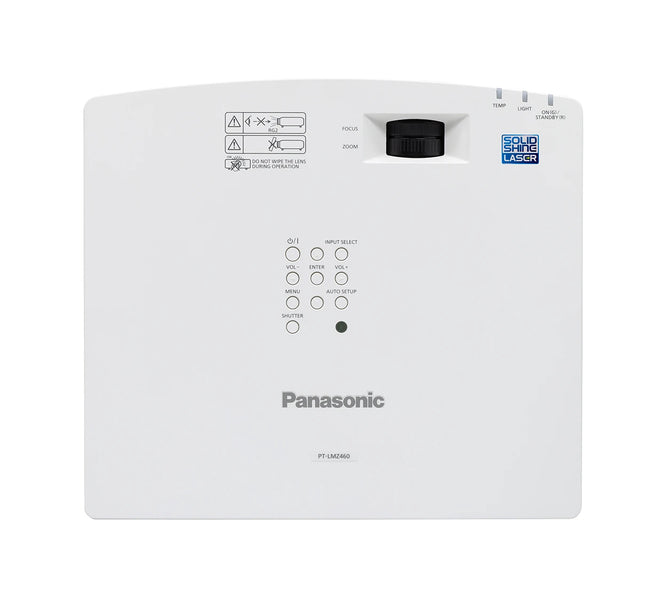 Panasonic PT-LMZ460 WUXGA 3LCD Laser Projector, 4,600 lm