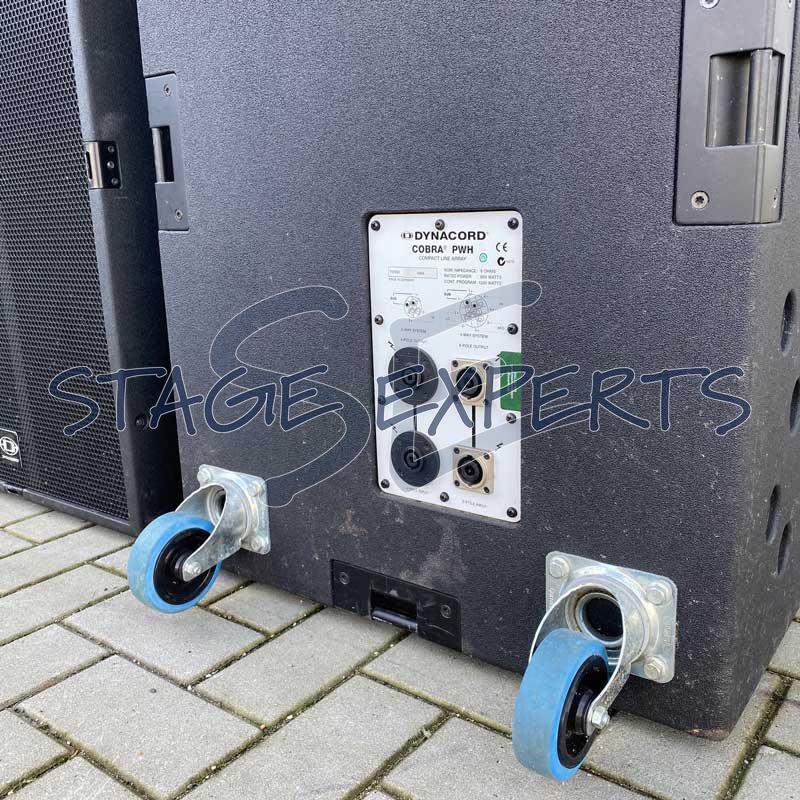 Dynacord COBRA-4 TOP (4) + COBRA-4 FAR (2) + COBRA PWH (8) – Stage