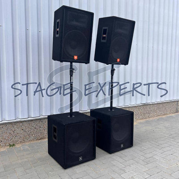 JBL JRX115 (2) + JRX218S (2) + Crown XLi2500