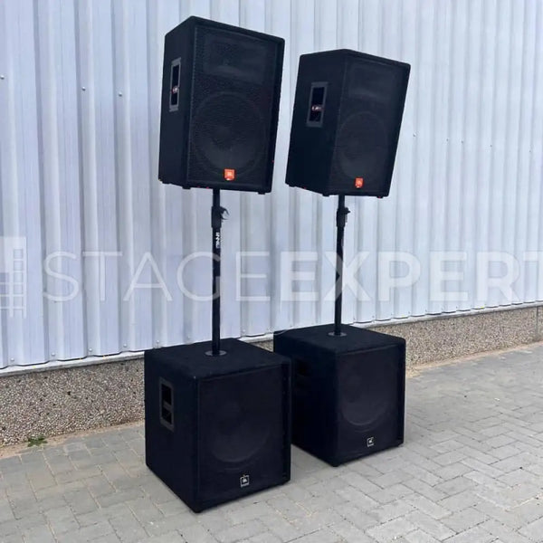 JBL JRX115 (2) + JRX218S (2) + Crown XLi2500 - Used