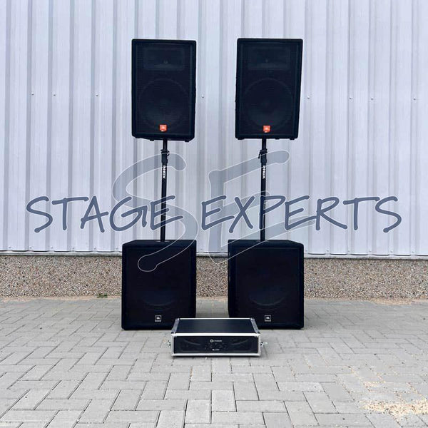 JBL JRX115 (2) + JRX218S (2) + Crown XLi2500