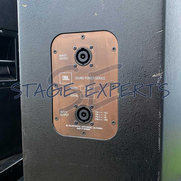 JBL P733 (4) + P746 (4) + Crown amplifier rack