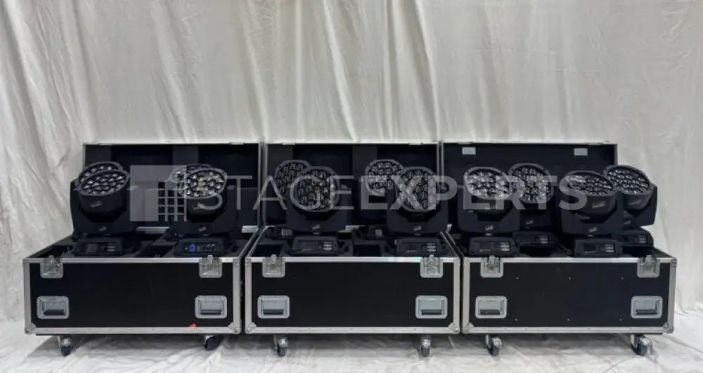 Claypaky A.LEDA K10 B-EYE – 12x set with flight cases