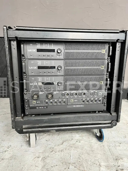 L-Acoustics LA-RAK II AVB with 3x LA12X Amplifiers
