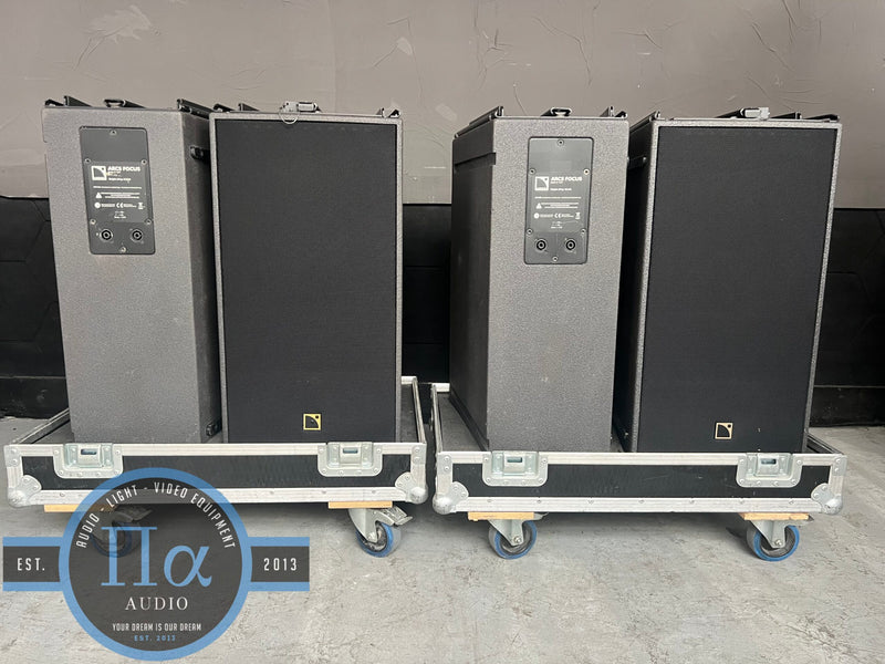 L-Acoustics ARCS Focus Set – Pair, with Double Flight Case