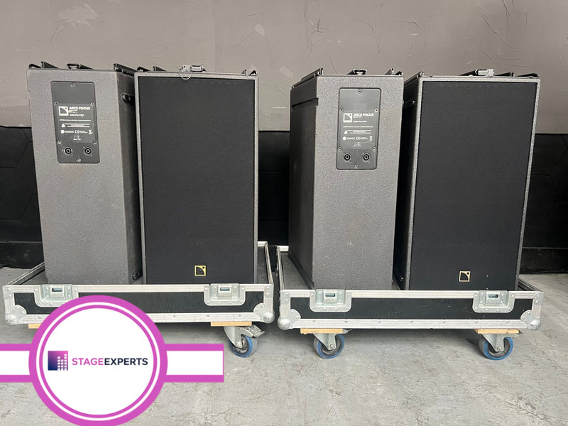 L-Acoustics ARCS Focus Set – Pair, with Double Flight Case