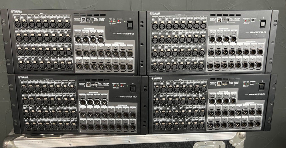 Yamaha Rio3224-D Dante Stagebox – 32 In, 16 Out, AES I/O