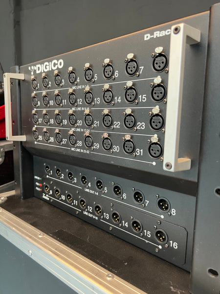 DiGiCo D-Rack Stagebox – 32 In / 8 Out Digital I/O