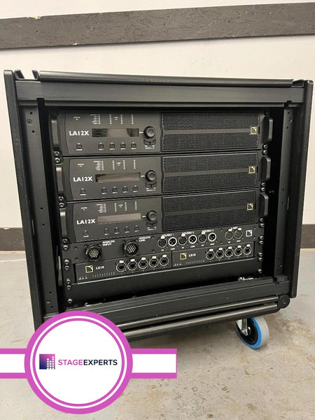 L-Acoustics LA-RAK II AVB System Amplifier Rack with 3x LA12X