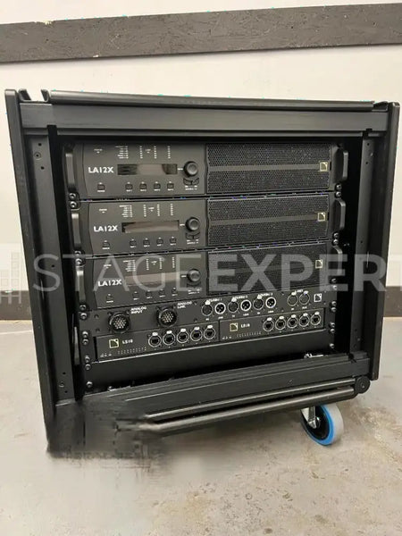 L-Acoustics LA-RAK II AVB with 3x LA12X | Amp Rack