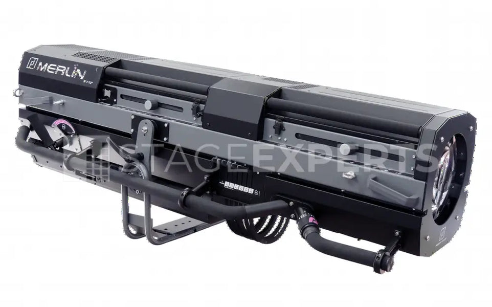Robert Juliat Merlin 2500W HMI Followspot, 3–12° Zoom