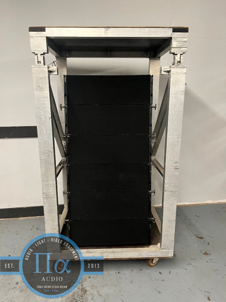 L-Acoustics dV-DOSC Set – 6 Modules with Bumpers & Dolly