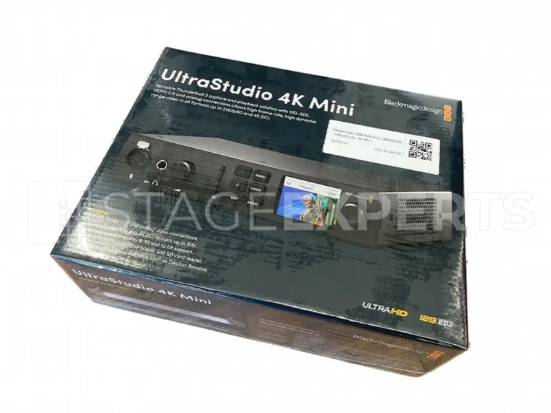 Blackmagic UltraStudio 4K Mini – Thunderbolt 3 12G‑SDI I/O