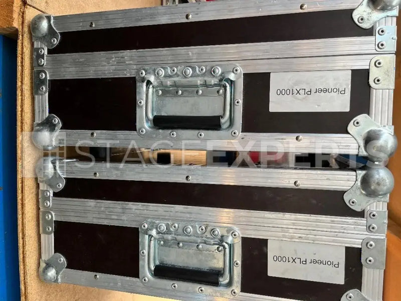 Pioneer PLX-1000 Turntables Pair with Thon Flight Case