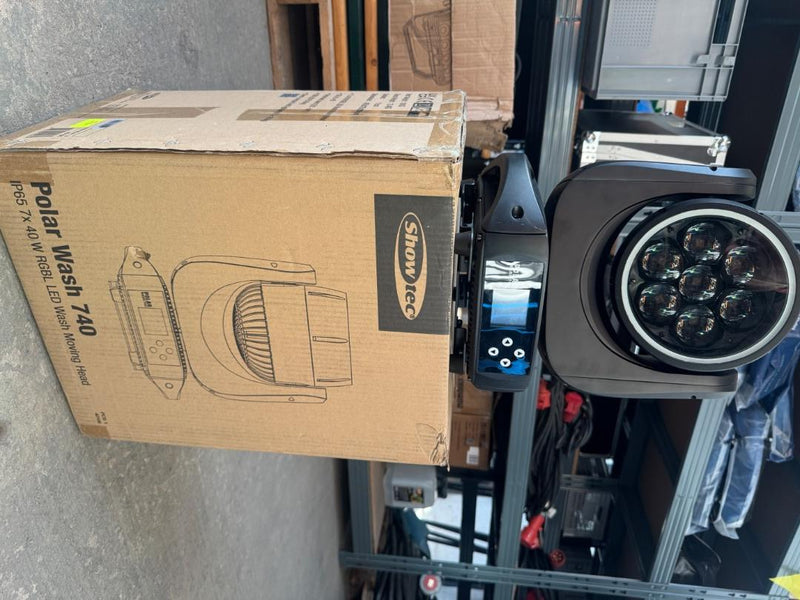 Showtec Polar Wash 740 IP65 LED Moving Wash Fixture Light