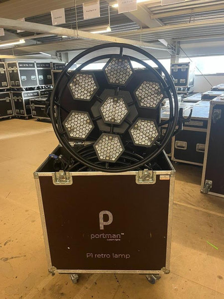Portman P1 Retro Lamp – 3-Light Set with Case & Accessories