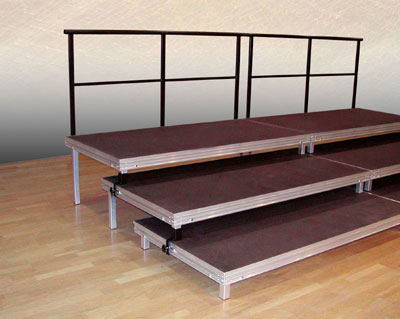 ALLROUND Step Assembly Plug-in Leg Platforms – 3 x 4 m