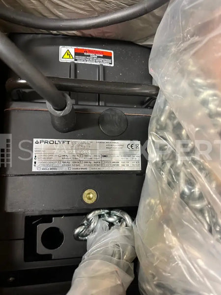 Prolyft PLE12-008 1‑ton Electric Chain Hoist | D8, 8 m