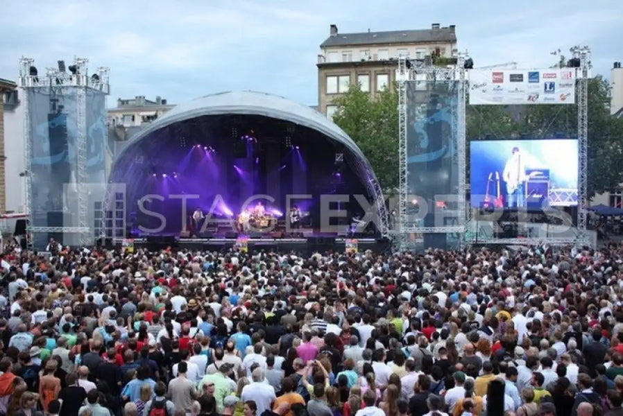 Prolyte Layher Roundstage 16x14m Roof System with Sidewings
