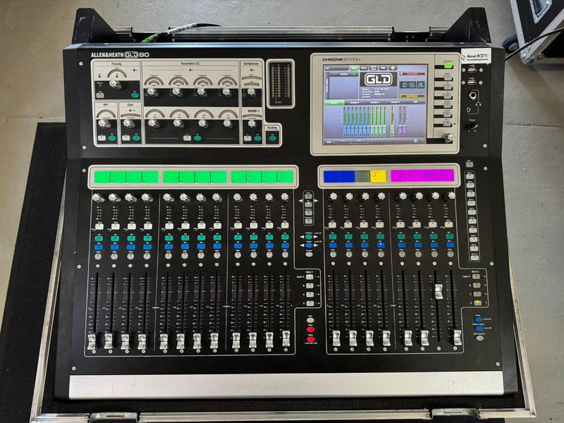 Allen & Heath GLD-80 Digital Mixer with Touring Case | Pro Audio