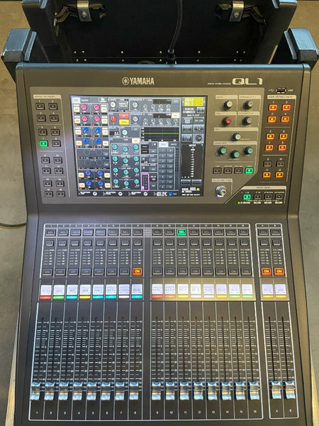 Yamaha QL1 Digital Mixing Console with Amptown Flight Case