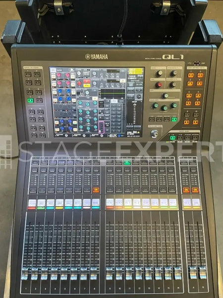 Yamaha QL1 Digital Mixing Console with Amptown Flight Case