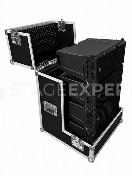 Flight Case for RCF HDL 6/26 + Frame – Holds 4 Modules