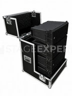 Flight Case for RCF HDL 6/26 + Frame – Holds 4 Modules