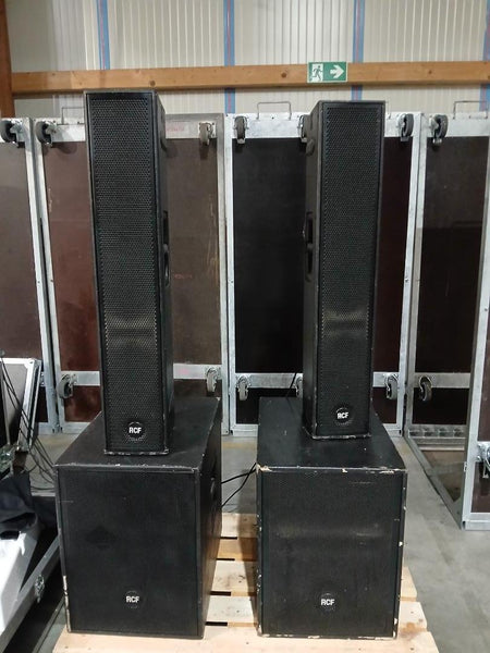 RCF NXL 24-A & 905-AS System – 2 Tops, 2 Subs + Fly Bars